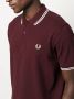 Fred Perry Poloshirt met geborduurd logo Rood - Thumbnail 5