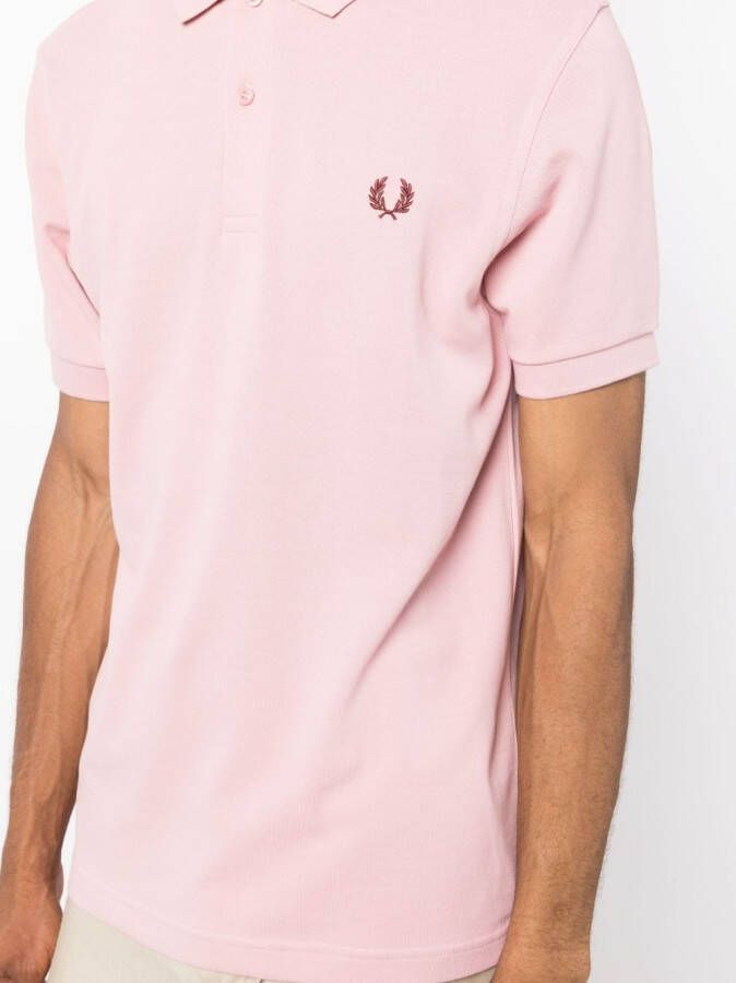 Fred Perry Poloshirt met geborduurd logo Roze