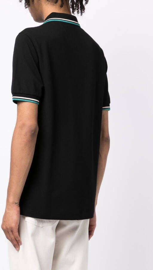 Fred Perry Poloshirt met geborduurd logo Zwart