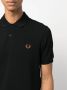 Fred Perry Poloshirt met geborduurd logo Zwart - Thumbnail 5