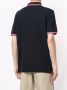 Fred Perry Poloshirt met gestreepte afwerking Blauw - Thumbnail 4