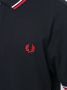 Fred Perry Poloshirt met gestreepte afwerking Blauw - Thumbnail 5