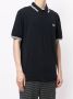 Fred Perry Poloshirt met gestreepte afwerking Blauw - Thumbnail 3