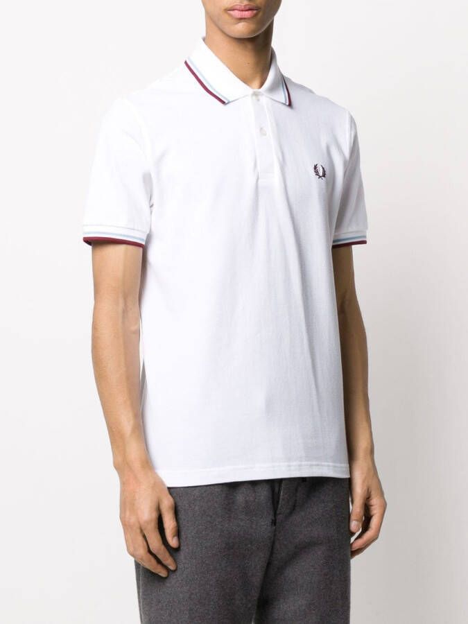 Fred Perry Poloshirt met logo Wit