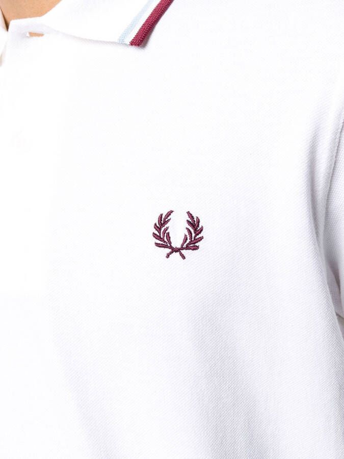 Fred Perry Poloshirt met logo Wit