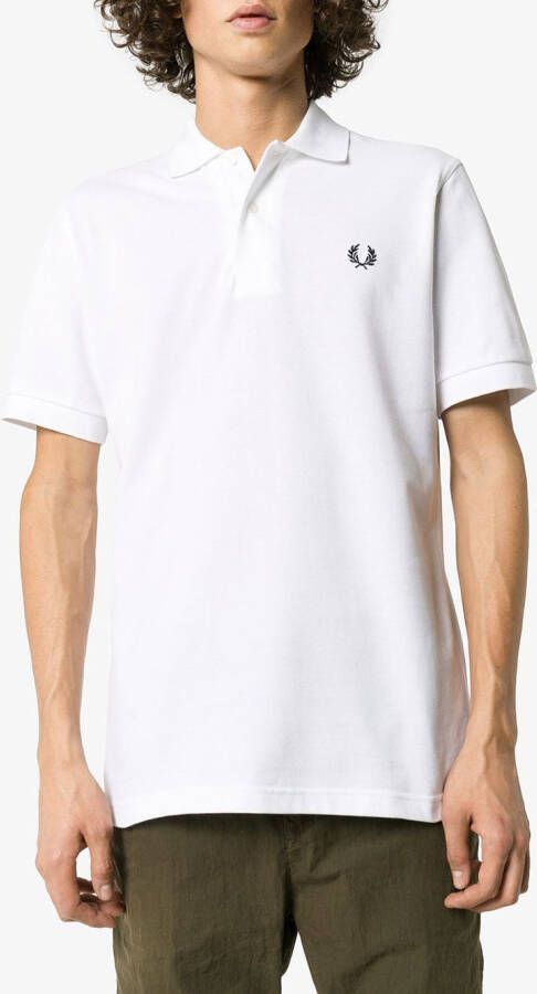 Fred Perry Poloshirt Wit