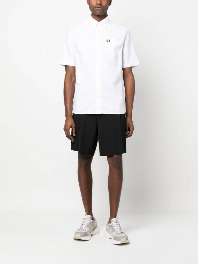 Fred Perry Katoenen overhemd Wit
