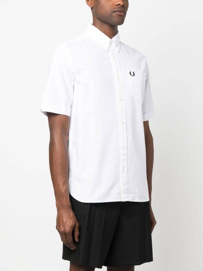 Fred Perry Katoenen overhemd Wit