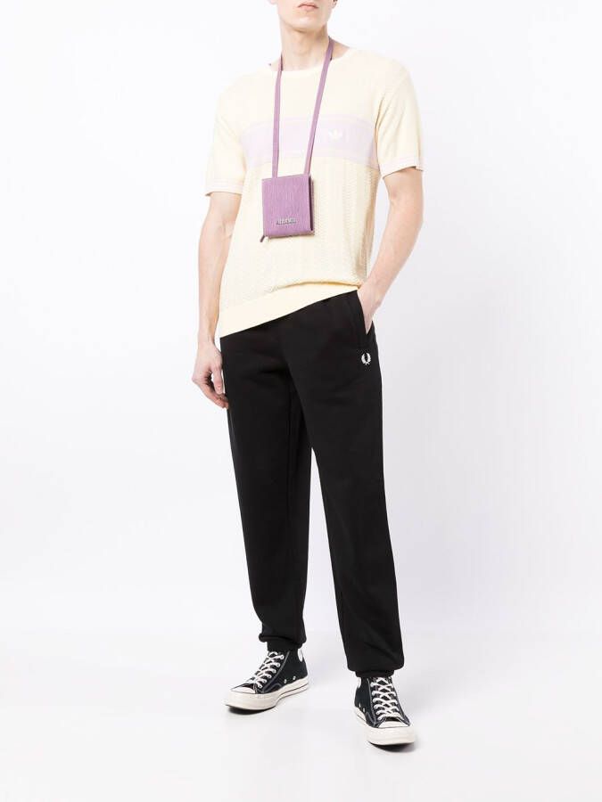 Fred Perry Straight joggingbroek Zwart