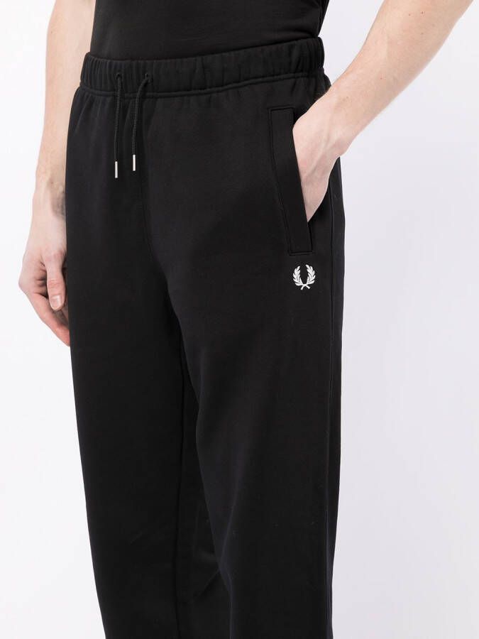Fred Perry Straight joggingbroek Zwart