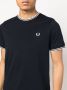 Fred Perry T-shirt met geborduurd logo Blauw - Thumbnail 5