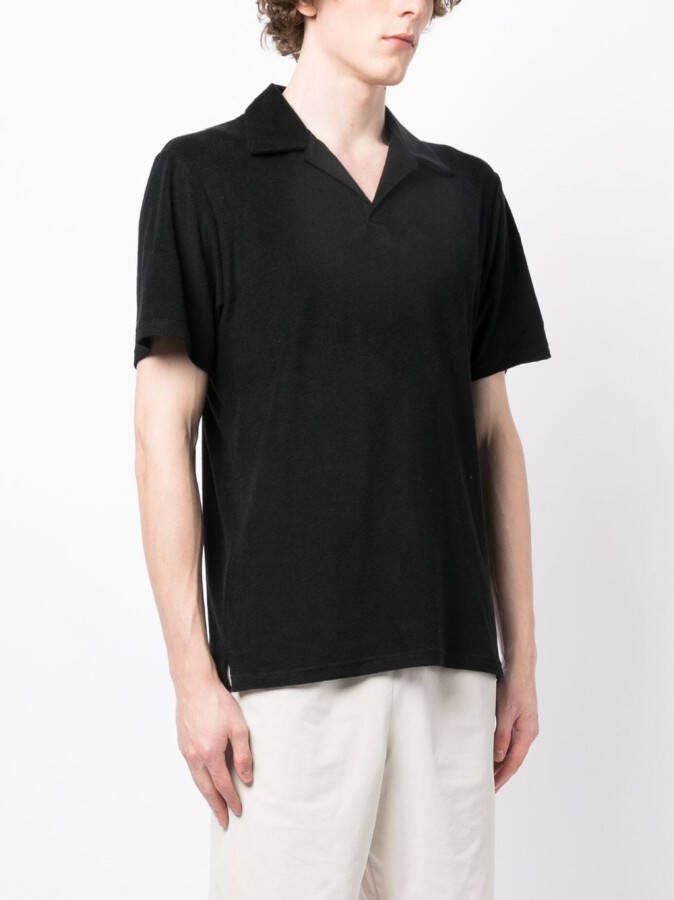 Frescobol Carioca Klassiek poloshirt Zwart