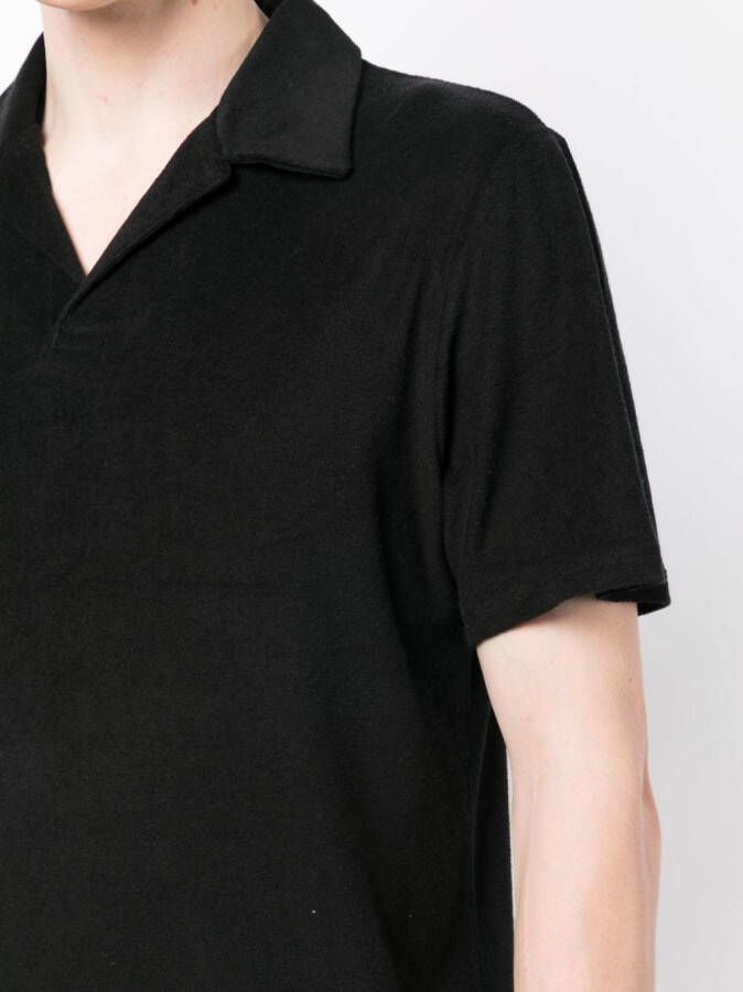 Frescobol Carioca Klassiek poloshirt Zwart