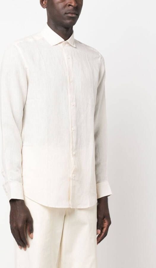 Frescobol Carioca Linnen overhemd Beige