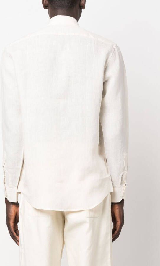 Frescobol Carioca Linnen overhemd Beige