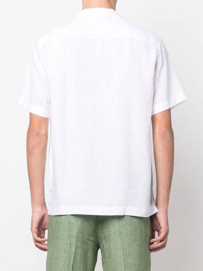 Frescobol Carioca Linnen overhemd Wit