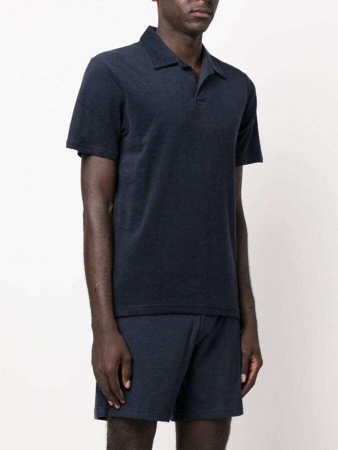 Frescobol Carioca Poloshirt zonder knopen Blauw