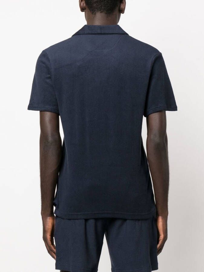 Frescobol Carioca Poloshirt zonder knopen Blauw