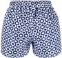 Frescobol Carioca Zwembroek met geometrische print Blauw - Thumbnail 2