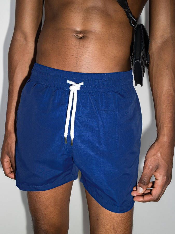 Frescobol Carioca Zwembroek met trekkoordtaille Blauw