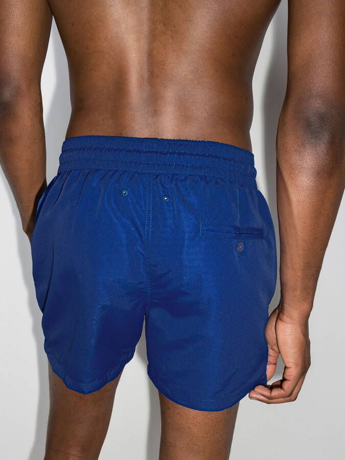 Frescobol Carioca Zwembroek met trekkoordtaille Blauw