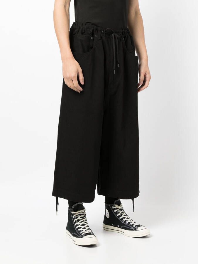 Fumito Ganryu Denim broek Zwart