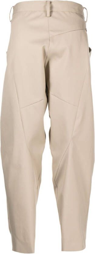 Fumito Ganryu Broek met trekkoordtaille Beige