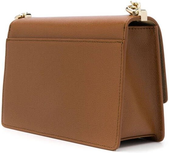 Furla 1927 crossbodytas met draaislot Bruin