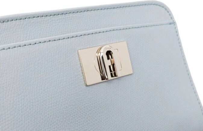 Furla 1927 leren crossbodytas Blauw