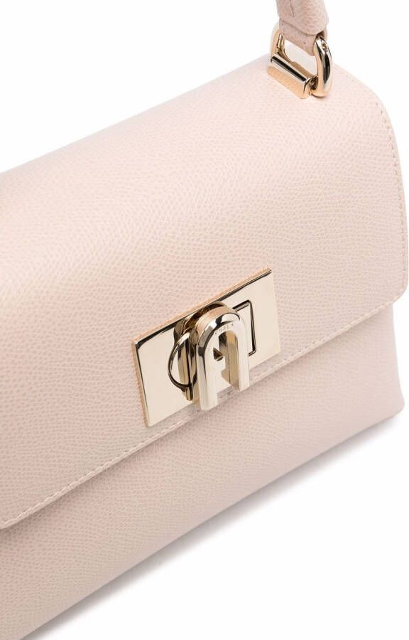 Furla 1927 leren shopper Beige
