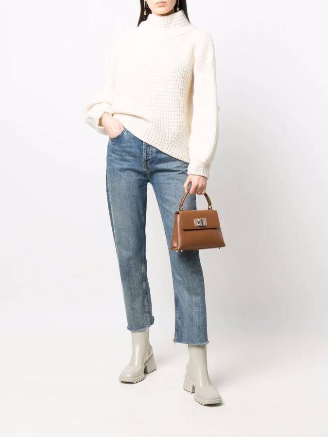 Furla 1927 leren shopper Bruin