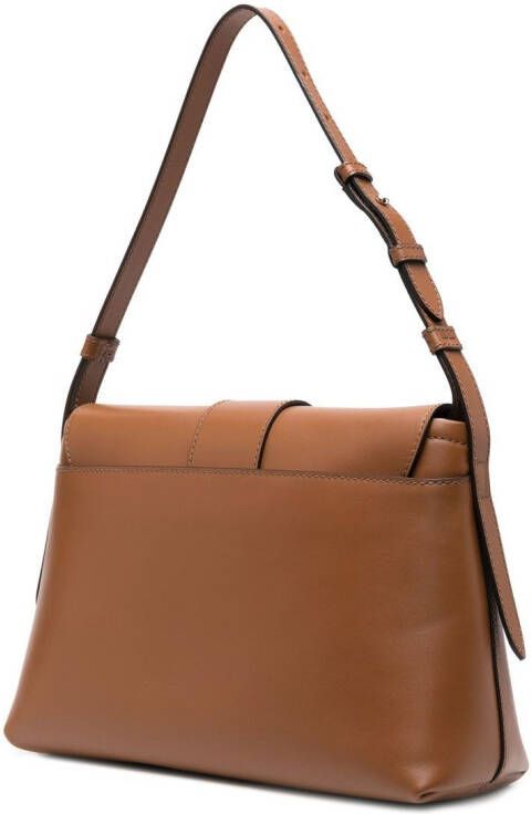 Furla Charlie leren shopper Bruin