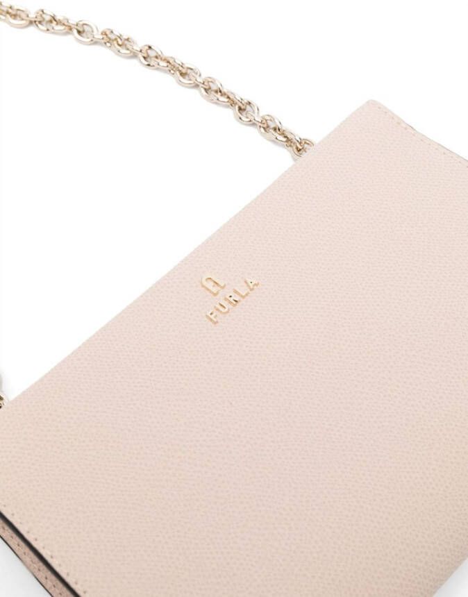 Furla Crossbodytas met logoplakkaat Roze