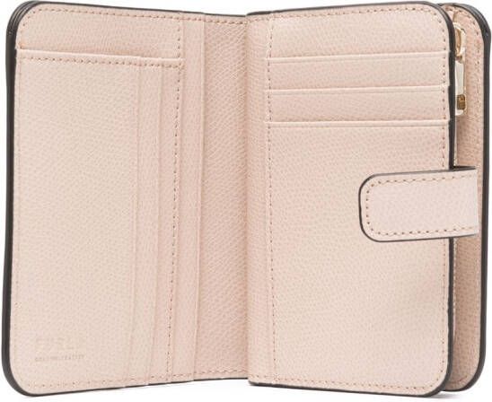 Furla Portemonnee met logo Beige