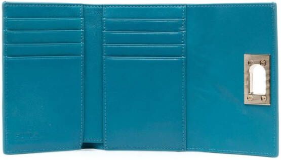 Furla Portemonnee met logoplakkaat Blauw