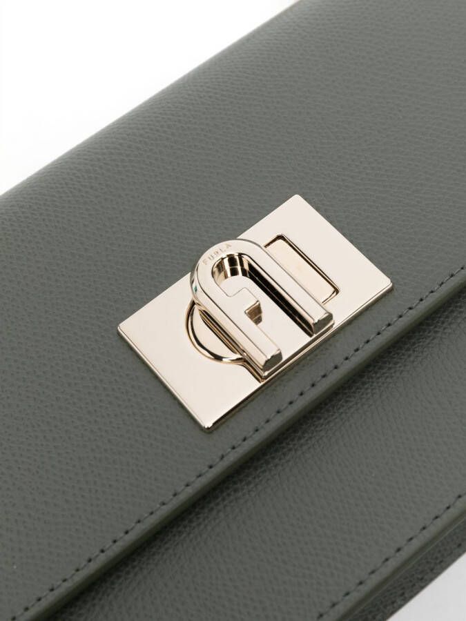 Furla 1927 leren crossbodytas Groen