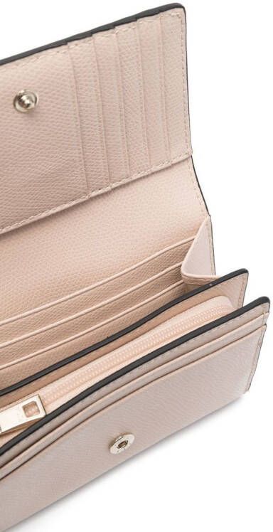 Furla Portemonnee met logoplakkaat Roze