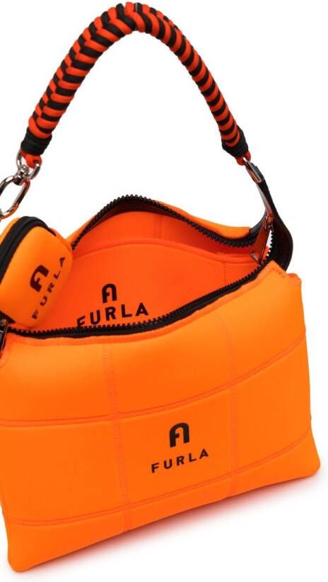 Furla Portemonnee met logoprint Oranje