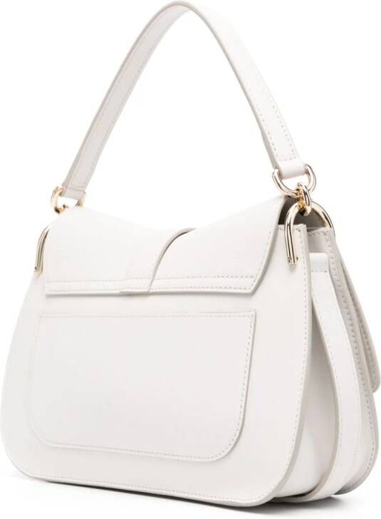 Furla Flow leren shopper Beige