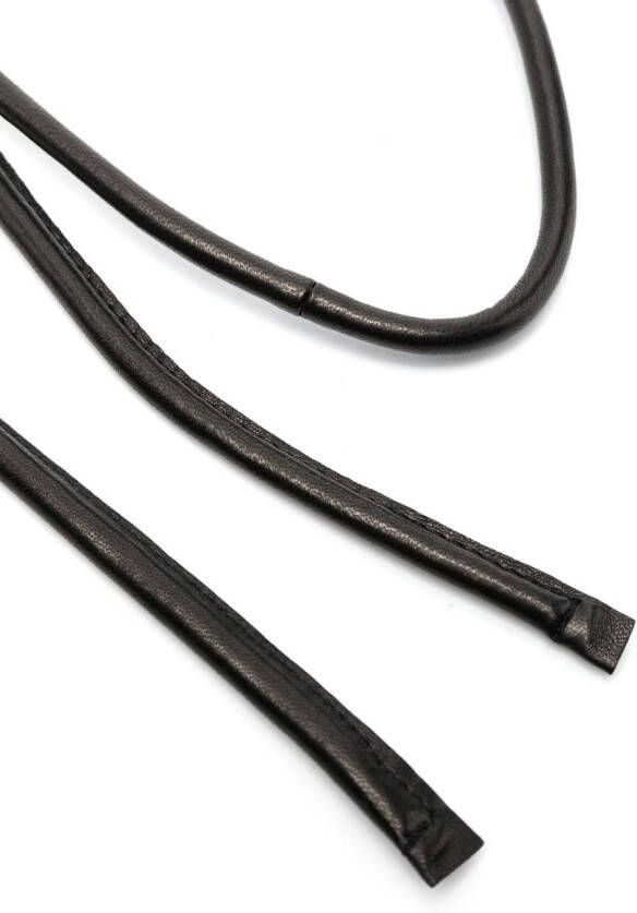 FURLING BY GIANI Riem met gestrikte taille Zwart