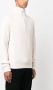 FURSAC Ribgebreide trui met rits Beige - Thumbnail 3