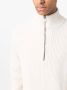 FURSAC Ribgebreide trui met rits Beige - Thumbnail 5