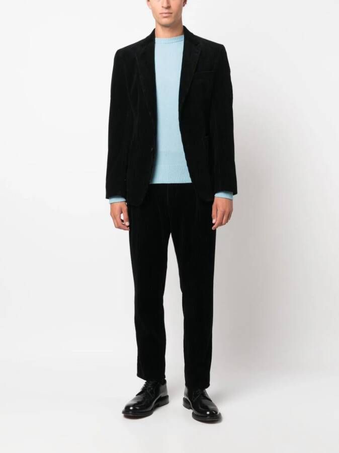 FURSAC Katoenen trui met ronde hals Blauw