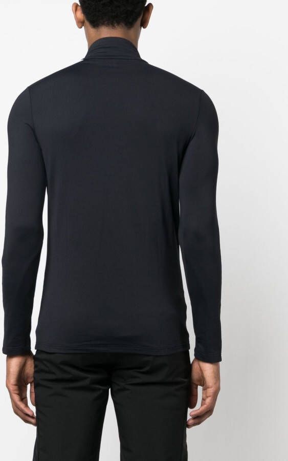 Fusalp Actieve top met halve rits Zwart
