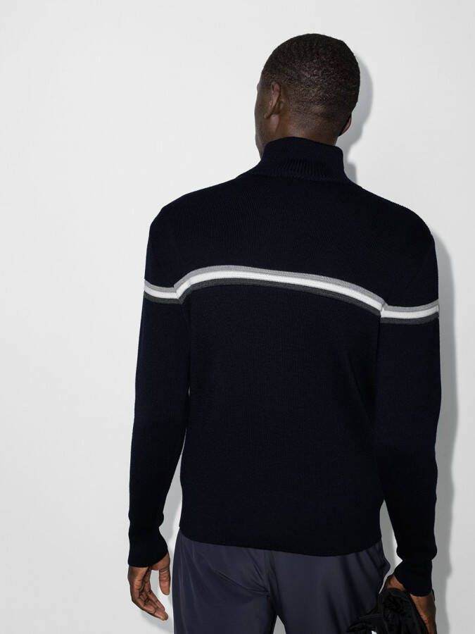 Fusalp Trui met gestreept detail Blauw