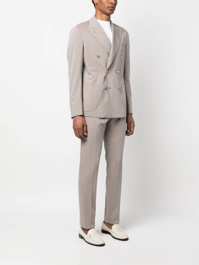 GABO NAPOLI Pak met dubbele rij knopen Beige