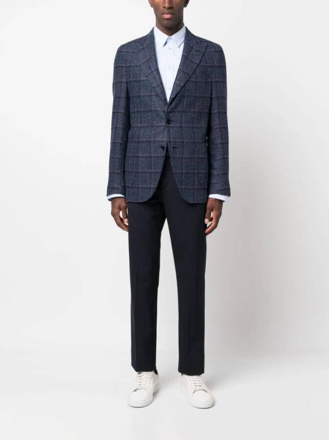GABO NAPOLI Geruite blazer Blauw
