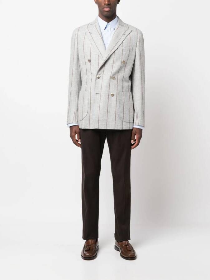 GABO NAPOLI Gestreepte blazer Grijs