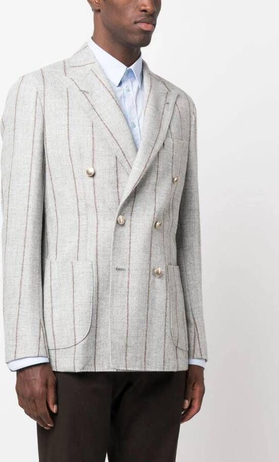 GABO NAPOLI Gestreepte blazer Grijs