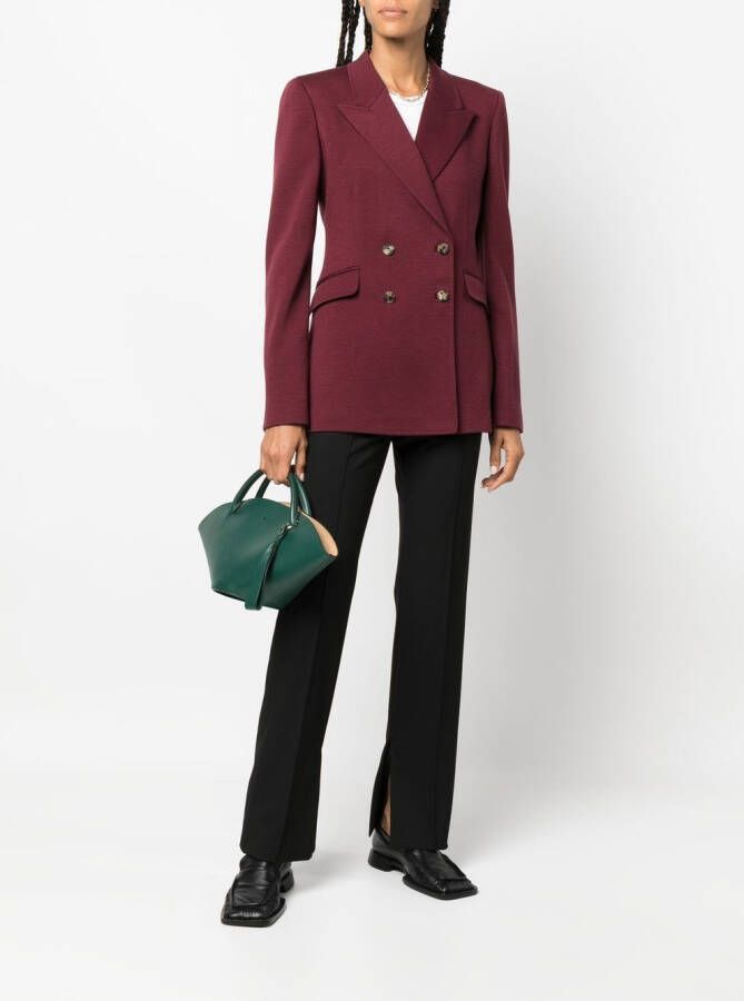 Gabriela Hearst Blazer met dubbele rij knopen Rood